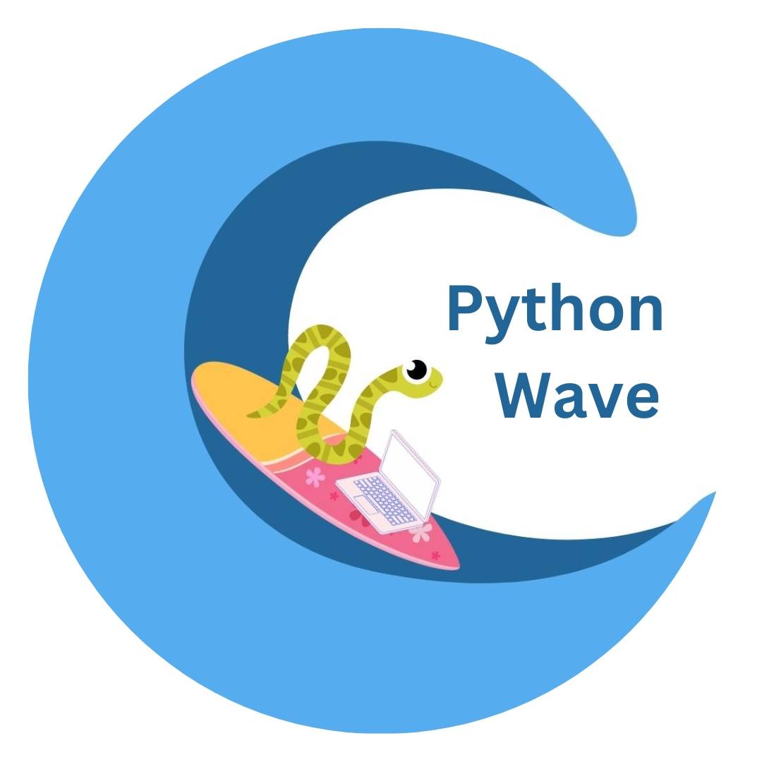 Python Wave Sticker